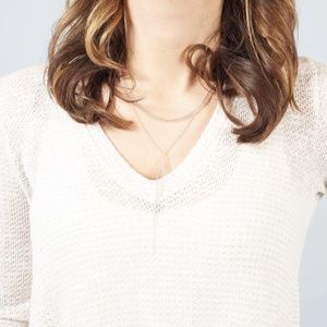 NWOT Rose Gold Lariat Choker by 8 other reasons